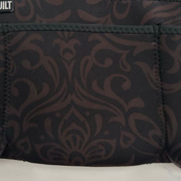 Built Day Tripper Stroller Organizer Black Paisley Night Damask Great Condition - Picture 4 of 12